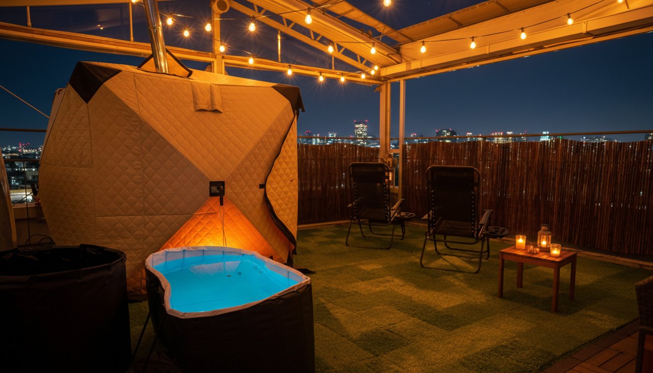 Ciel京都 夕暮れの屋上空間